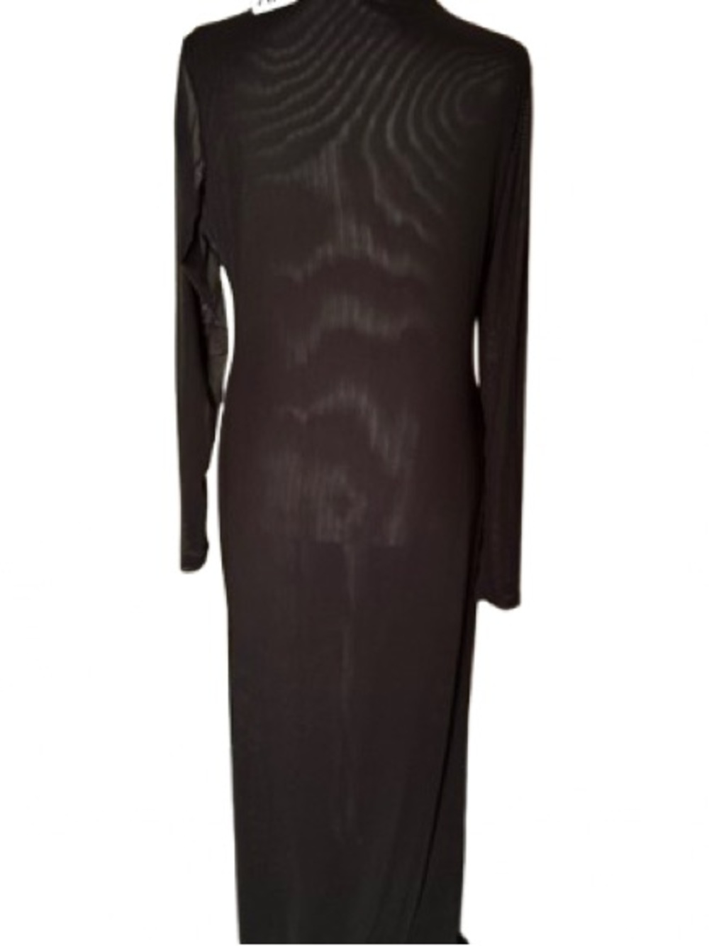 NWT Mesh Sheer JW PEI Dress Size 10 Medium Large Maxi Modern New Black Designer - Picture 9 of 16